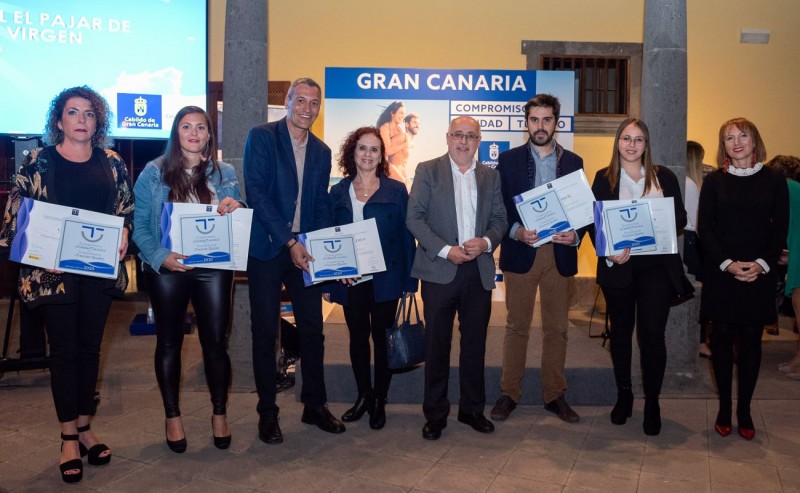Gran Canaria entrega el sello de calidad tur�stica SICTED a 56 entidades por la excelencia en sus servicios