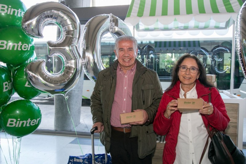 Binter cumple 30 a�os volando