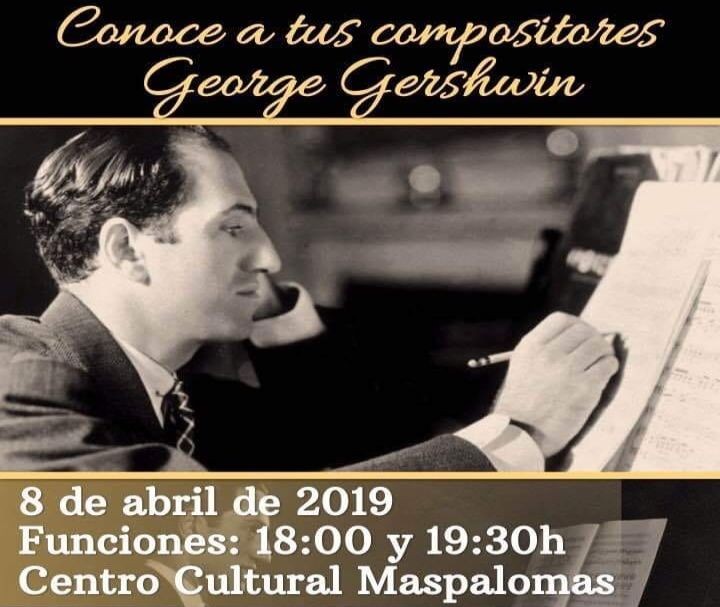 La m�sica de George Gershwin llega al Centro Cultural Maspalomas
