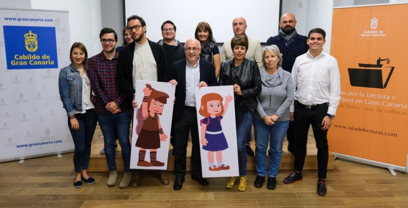 Los dibujos animados Sara y Darmo y sus aventuras ense�ar�n a los escolares la historia de los oficios artesanos de Gran Canaria