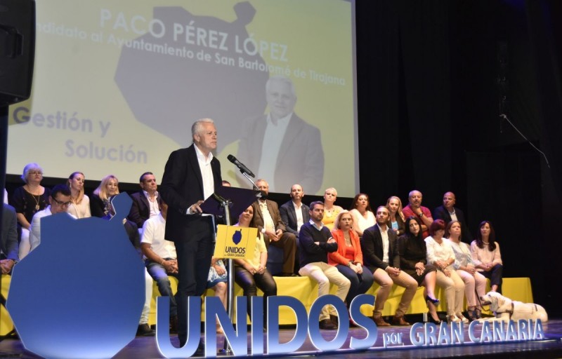 Unidos por Gran Canaria abarrota el Centro Cultural  San Fernando 