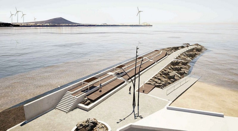 Santa Luc�a saca a licitaci�n la rehabilitaci�n del sol�rium del dique norte de Pozo Izquierdo