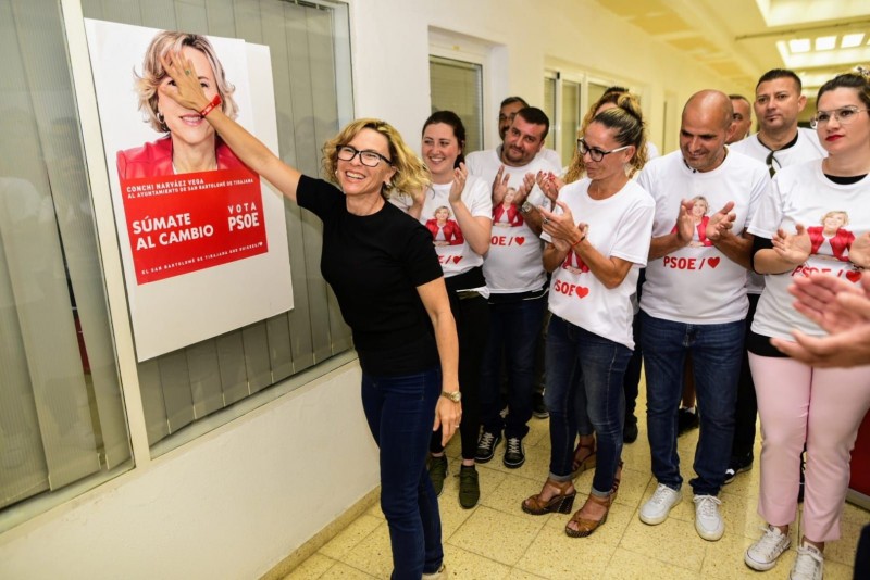 Conchi Narv�ez conseguir� 1.500 empleos para desempleados del municipio durante su pr�ximo mandato 