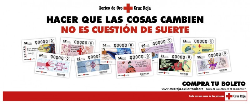 Cruz Roja anima a la sociedad a colaborar con el Sorteo de Oro a favor de las personas m�s desfavorecidas