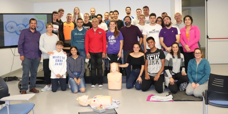 Hospitales San Roque forma a personal deportivo en reanimaci�n cardiopulmonar 