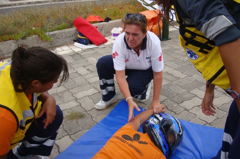 El SUC forma a alumnos de la Escuela Taller de la Mancomunidad del Sureste en la asistencia al trauma grave