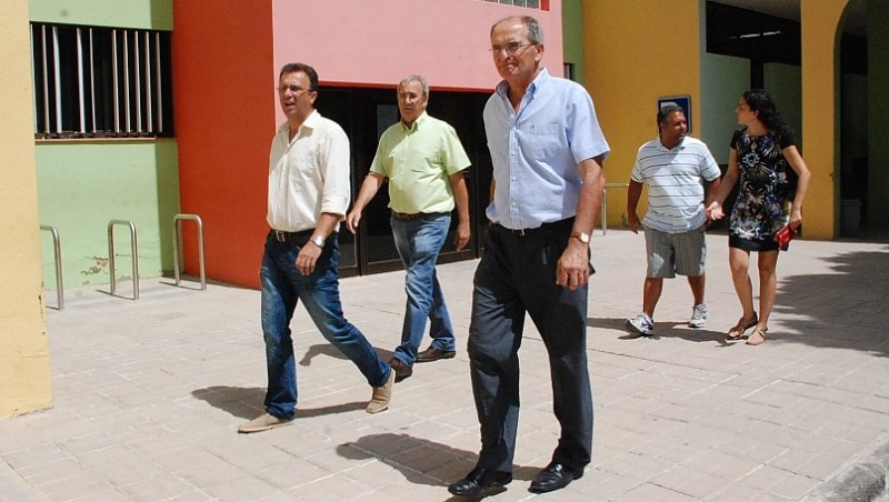 Silverio Matos  inspecciona las obras RAM