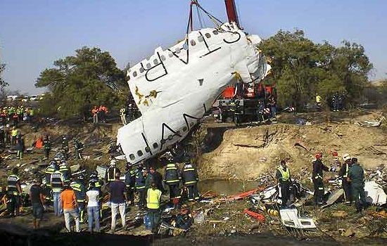 Cuarto aniversario del accidente del vuelo de Spanair  JK-5022  