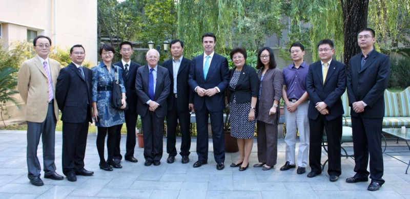 Soria anima a las autoridades chinas a participar en  el D�a Mundial del Turismo que se celebrar� el 27 de septiembre en Maspalomas