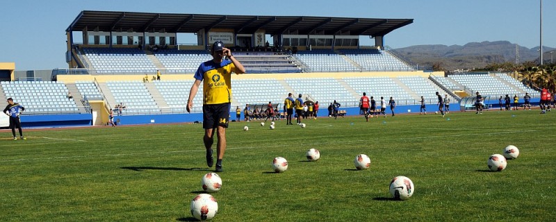 Maspalomas alberga los preparativos del Uni�n Deportiva-Rayo Vallecano