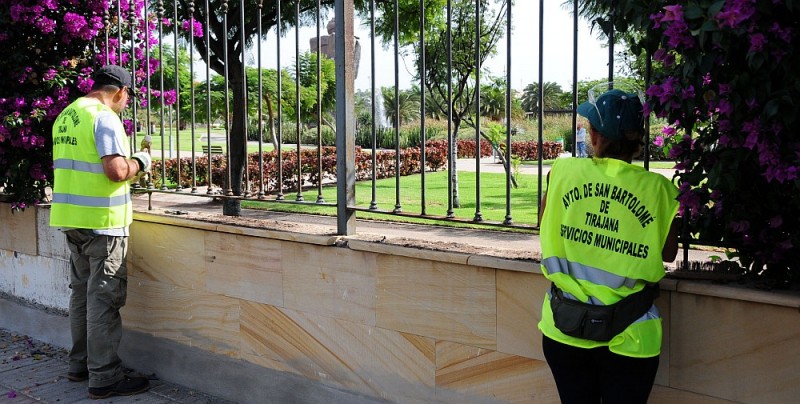 Maspalomas remoza el Parque del Sur
