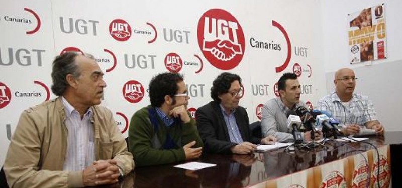 UGT  pide a Paulino Rivero que no ejecute los mayores recortes de la historia de canarias
