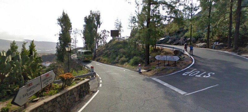 El Cabildo adjudica la obra para asegurar un talud de la GC-60, a la entrada de Tunte