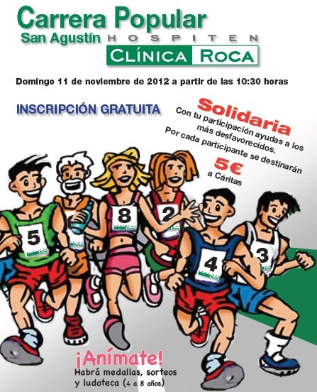 Carrera Popular solidaria San Agust�n  Hospiten Cl�nica Roca