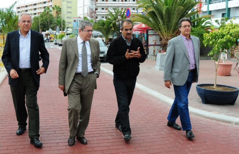 La obra peatonal de la zona Parque Europeo-El Veril casi concluida