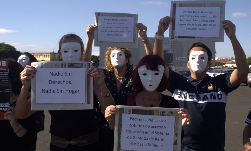 Los �Sin Techo� lamentan la p�rdida de valores de la sociedad 