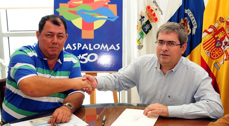 Un olivo centenario presidir� el ajardinamiento de la rotonda de El Lomo de Maspalomas