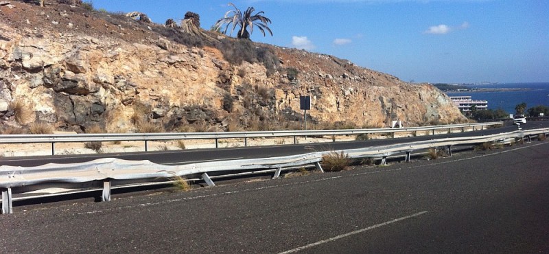 Compromiso SBT pide una soluci�n �ya� al punto negro de la GC-500 en Morro Besudo, 