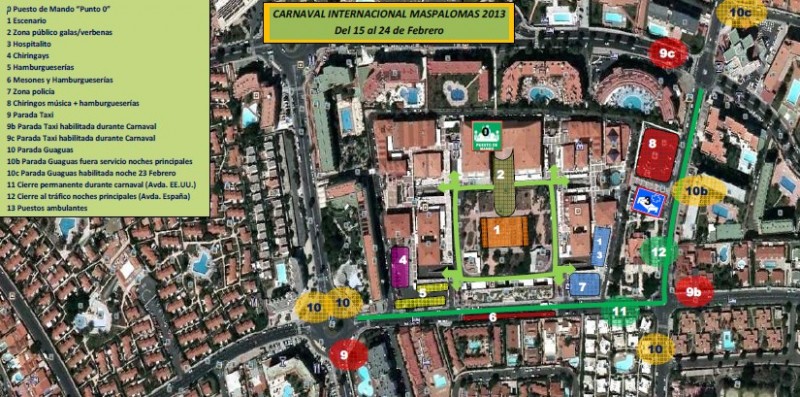 Los chiringos del Carnaval de Maspalomas cambian de ubicaci�n