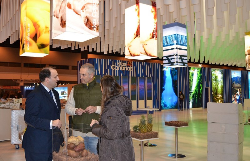 Los vinos, papas, quesos y pl�tanos de Canarias, protagonistas de Fitur