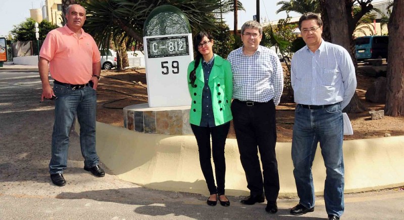 El Ayuntamiento recupera los viejos hitos kilom�tricos 