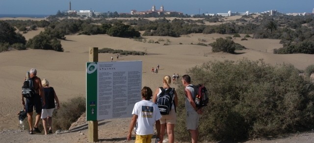 Las Dunas de Maspalomas tendr� un nuevo sistema de se�alizaci�n