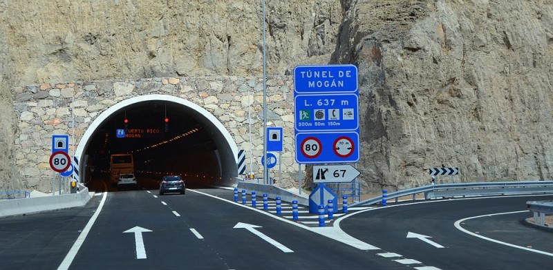 La autopista GC1 ya llega a Mog�n