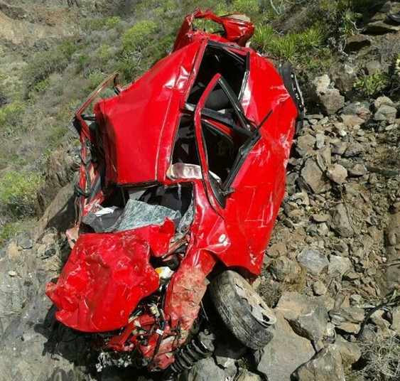 Fallece un matrimonio al precipitarse con su coche por el barraco de la Degollada de la Yegua