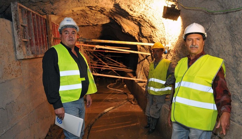 Gran Canaria culmina el Trasvasur en la presa de Tirajana tras 45 a�os de obras 