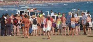 Fallece un ba�ista por una parada en Playa del Ingl�s