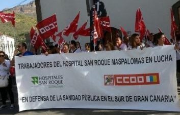 San Bartolom� rechaza el trato discriminatorio contra el Hospital San  Roque Meloneras