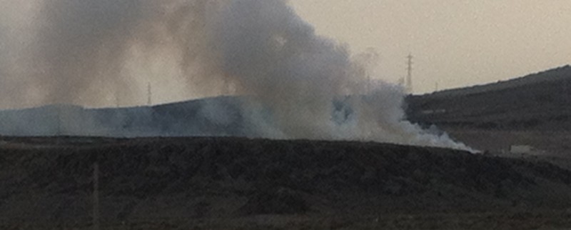 Nuevo incendio en el Vertedero de Juan Grande