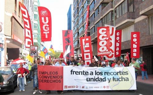 UGT y CCOO plantean llevar a cabo una huelga general de �mbito auton�mico