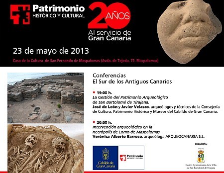 �El Sur de los antiguos Canarios�,  clausura  la exposici�n de Patrimonio Hist�rico