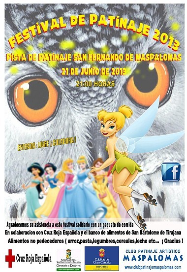 Patinaje solidario con Cruz Roja