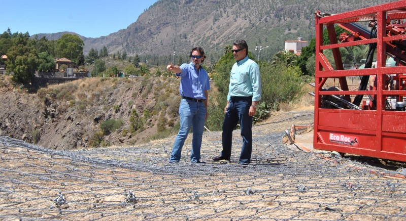 El Cabildo reabre este viernes la carretera GC-60 de acceso a Tunte