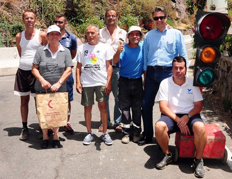 Abierta la carretera GC-60 de acceso a Tunte