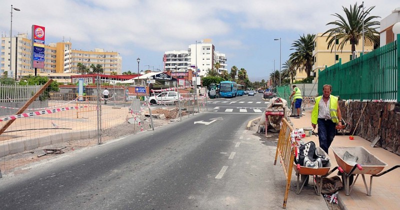 Cierre de la Avenida de Gran Canaria por obras del Consorcio