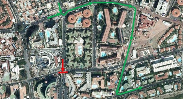 El Ayuntamiento cierra esta semana la Av. de Gran Canaria en Playa del Ingl�s