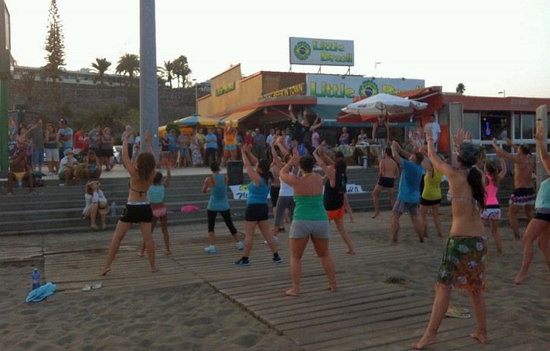 Bailes de zumba gratis en Playa del Ingl�s