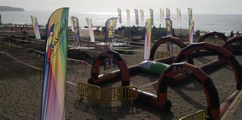 La Trail Kid�s llena de obst�culos divertidos la Playa del Ingl�s