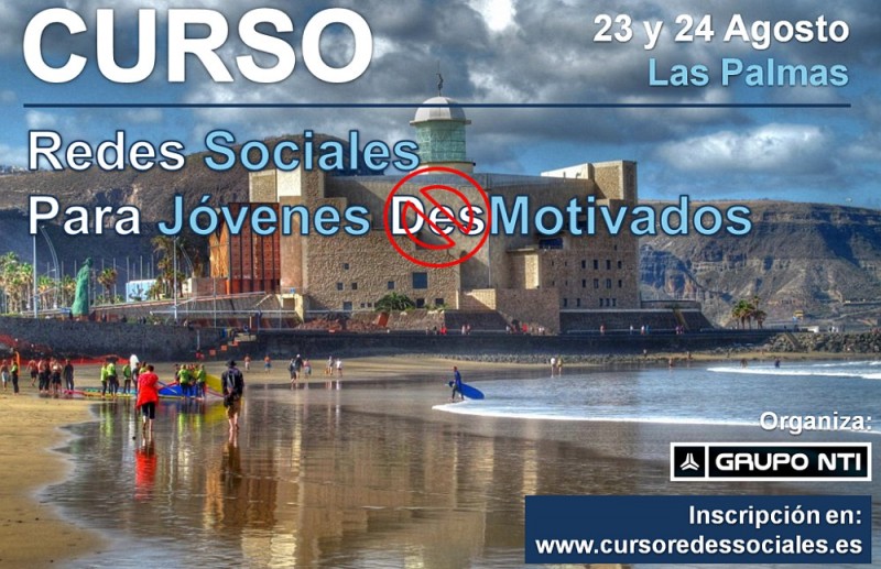  Grupo NTI oferta el Primer Curso Redes Sociales para J�venes Motivados