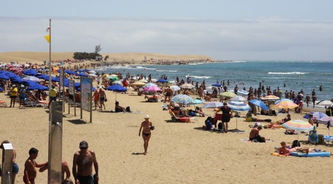 Maspalomas destino de la ruta de la Loter�a Nacional