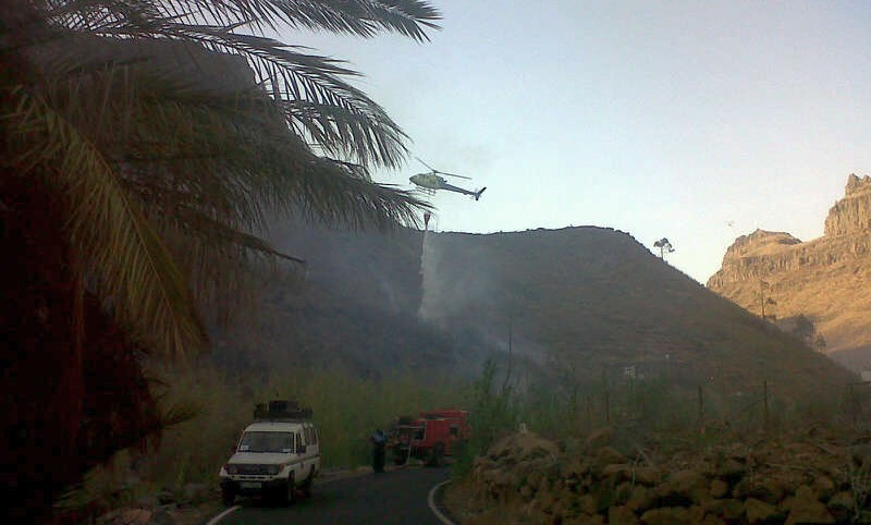Incendio en Ayagaures