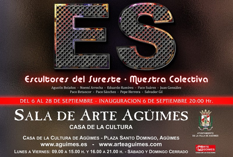La Sala de Arte Ag�imes reanuda su programaci�n, con la exposici�n �Escultores del Sureste- Muestra colectiva�.