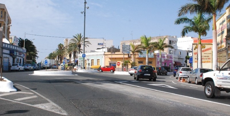 El Cruce de Sardina abre al tr�fico tras las obras del pluvial 