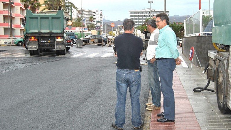 San Bartolom� de Tirajana termina de reasfaltar 3.292 metros de calles del municipio