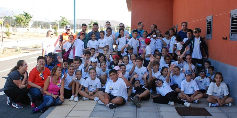 Escolares de Santa Luc�a analizan la extracci�n de petr�leo en la Semana Europea de la Movilidad