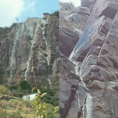 El Risco Roque de Tunte se �ti�e� de blanco