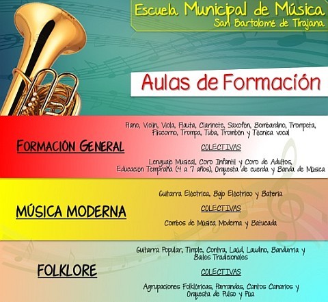 La Escuela Municipal de M�sica de Maspalomas comienza el nuevo curso